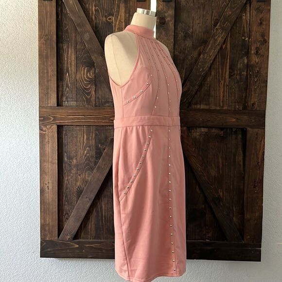 Fashion Nova Secret Identity studded Dress - Mauve Sz- 1XL - Picture 6 of 15